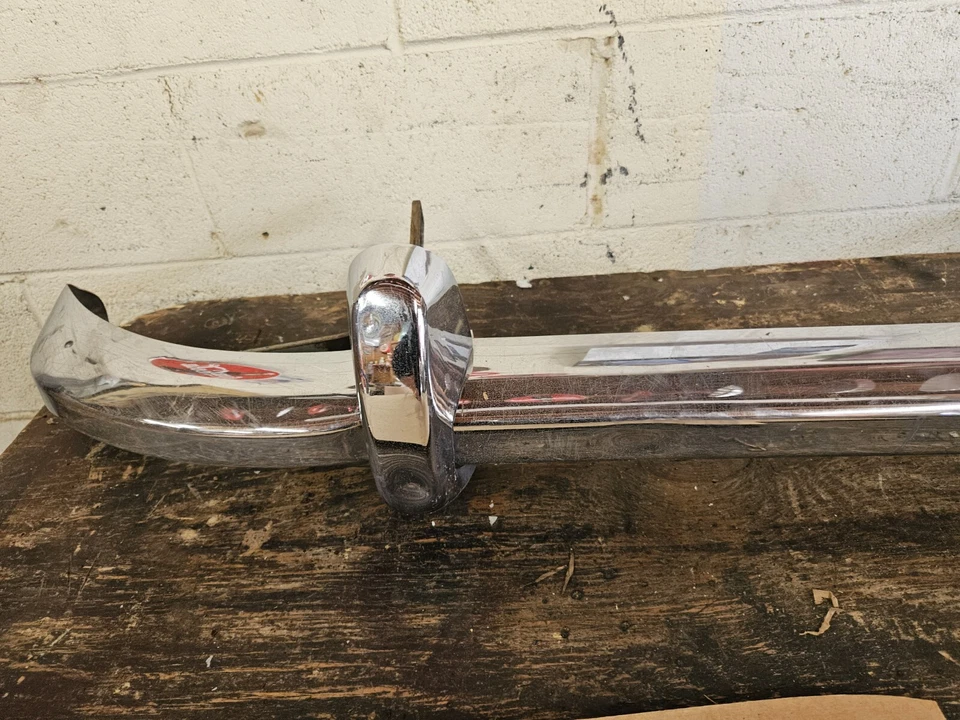 1960s SAAB 96 2 STROKE Rear Bumper Brackets Stops OEM 3 Cylinder Bull Nose - Image 4 of 4