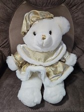 Dan Dee 2003 Christmas Bear White Gold Keepsake Memories Limited Edition 20"