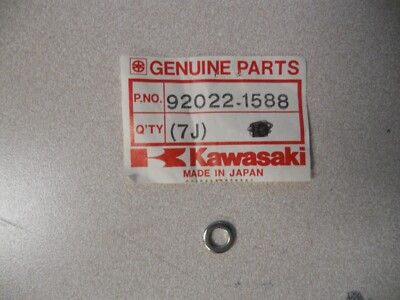 NOS Kawasaki OEM Washer 1985 KX125 KKX250 KX500 1985-1994 ZX400 92022-1588