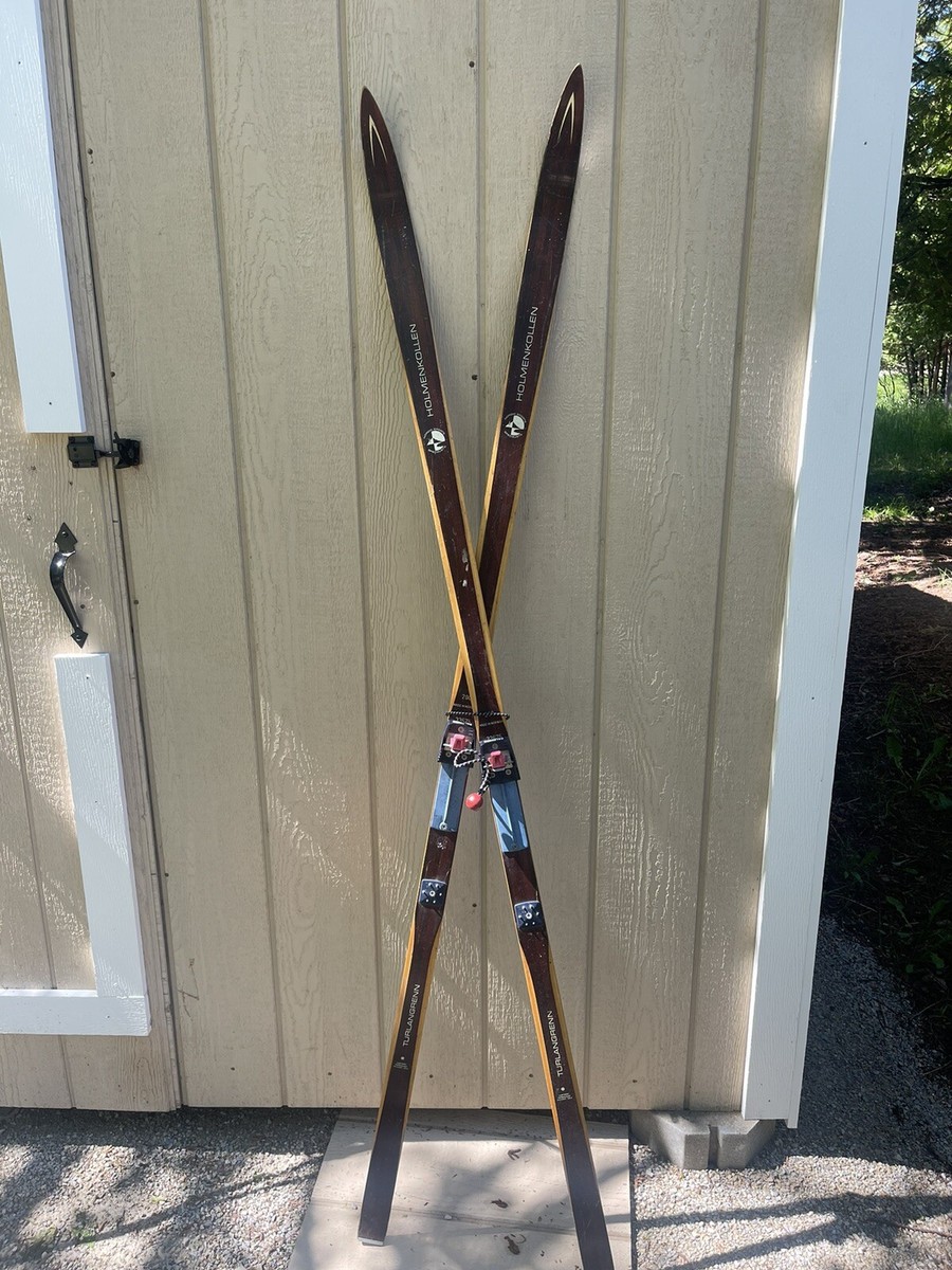 Rare Holmenkollen TurLangrenn CROSS COUNTRY Hickory SNOW SKIS
