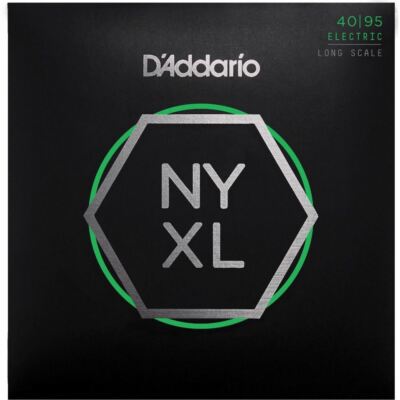 D'Addario NYXL 4095 Super Light Electric Bass Guitar Strings 40-95 NYXL4095