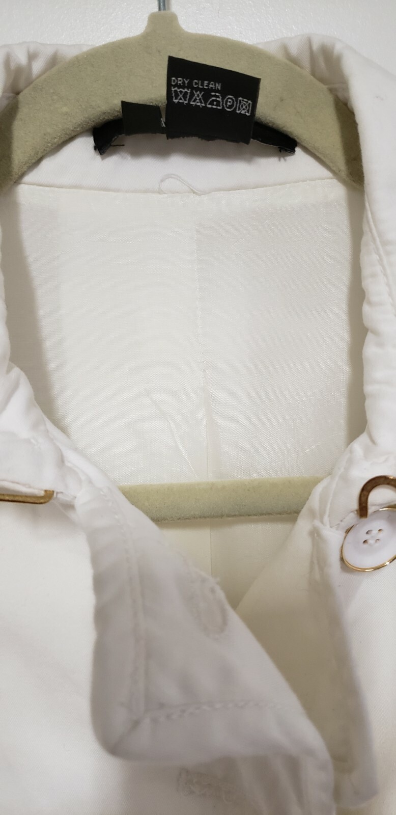 Womens, Etcetera, Button Up White Jacket, Size 2 - image 7