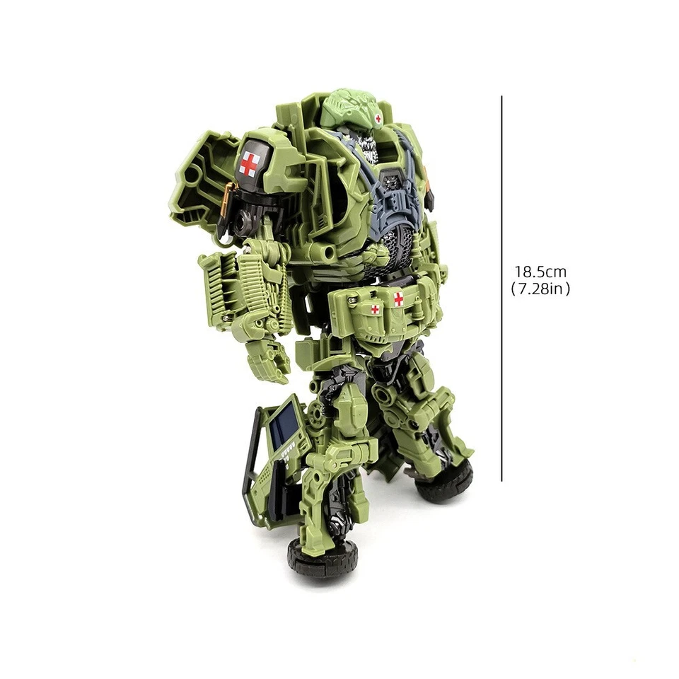 TABO YS06 H6001-6 Autobot 7in Green Action Figure Transform Robot Deformabl Toy - Image 2 of 4
