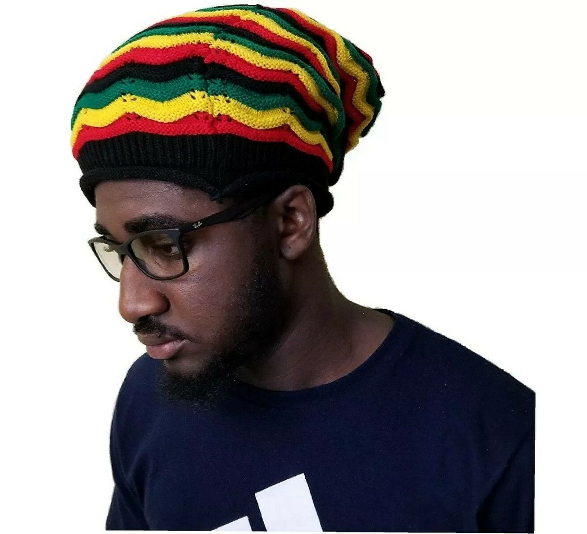 Beret Tam Hat Rasta Bob Marley Beanie Jamaica Cap Dreadlocks 