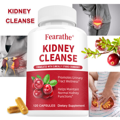 Kidney Cleanse - Supports Kidney, Bladder And Urinary Tract Health, Antioxidant