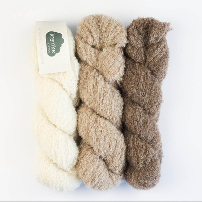 ALPACA BOUCLE by Kremke Boucle yarn DK weigh 50 g / 1.8 oz - 250 m / 273 yards