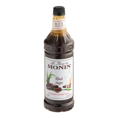 Monin Premium Black Sugar Flavoring Syrup 1 Liter 544SYPFR329F