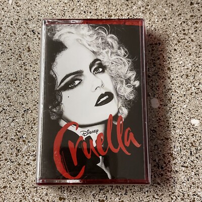Cruella Motion Picture Soundtrack (Cassette Tape, 2021, Walt Disney  Records) Red