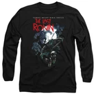 Tmnt Four Turtles Leap Long Sleeve T-Shirt S-2XL, Black