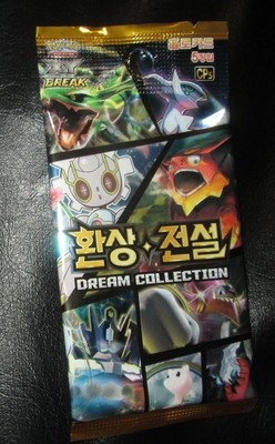 KOREAN Pokemon Card pack of 5 Cards DREAM COLLECTION XY
