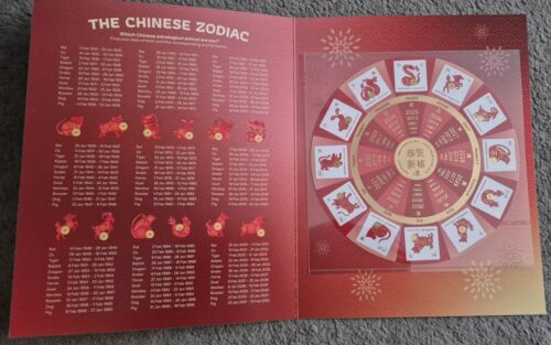 Christmas Island 2025 / Lunar New Year of the Snake Calendar Sheetlet Pack - Picture 2 of 4