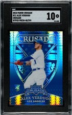 2018 Panini Chronicles Crusade #11 Alex Verdugo HYPER PRIZM /299 SGC 10 GEM RC