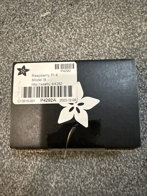 Adafruit Raspberry Pi 4 Model B 4GB Ram New Sealed SHIPS NOW