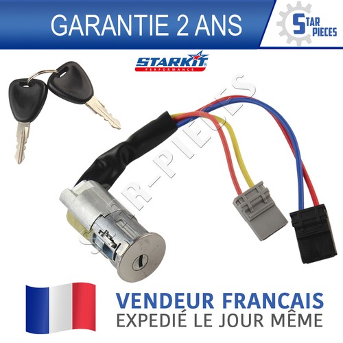 KIT COMPLET SERRURE BARILLET NEIMAN ANTIVOL + BOUCHON RENAULT KANGOO 1 97-08 - Imagen 5 de 5