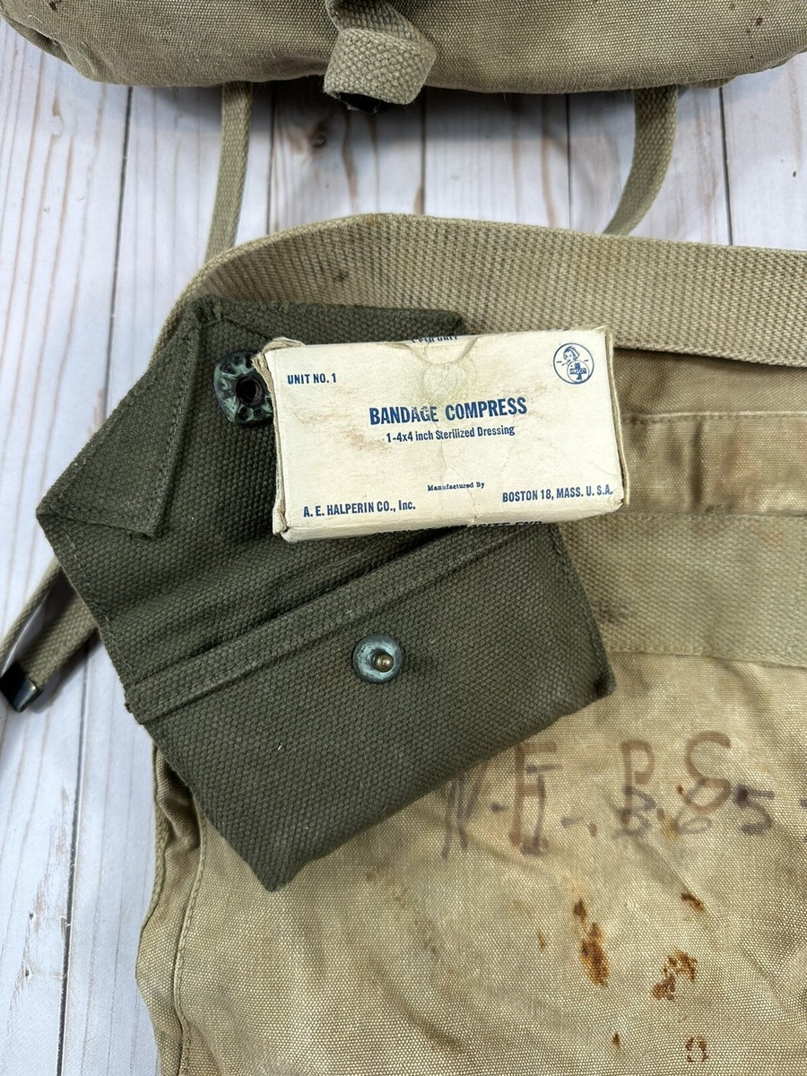 WWII USMC DQP M41 M1941 Field Pack WW2 Original Khaki