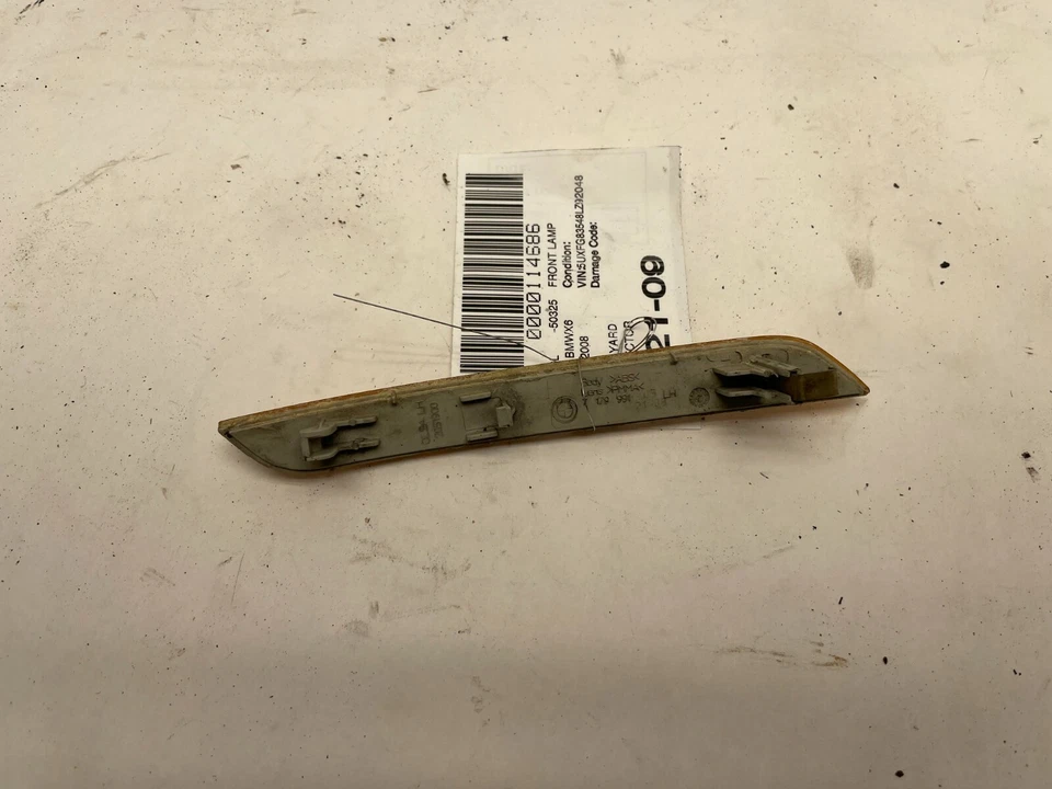 2008 BMW X6 E71 FRONT LH DRIVER SIDE MARKER REFLECTOR - Изображение 3 из 4