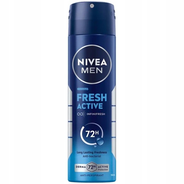 Nivea MEN Herren Deo Spray Fresh Active 72H Schutz Anti Schweiß 150 Ml-image