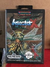1990 Sega Genesis Insector X CIB *Very Good Condition*, By Sages Creation  B801