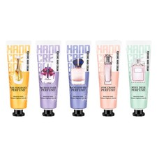 5pcs Fragrant Hand Cream Set Moisturizing Smoothing Skin Perfume Hand Cream
