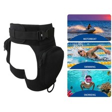 Diving Technical Shorts Black Adjustable Waist Belt Supplies Accessories D Rings
