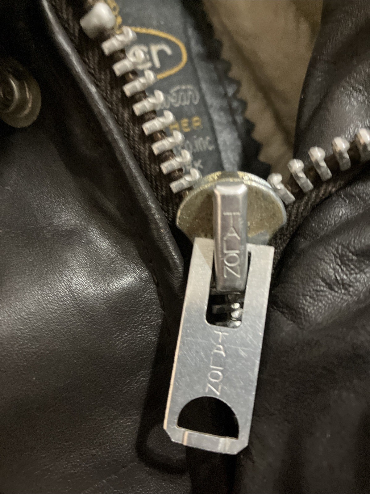 Vintage 70s Leather Pilot Jacket Patchwork Made I… - image 3