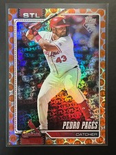 2026 Topps Series 1 #280 Pedro Pages Orange Spring Training Foil /25 Cardinals
