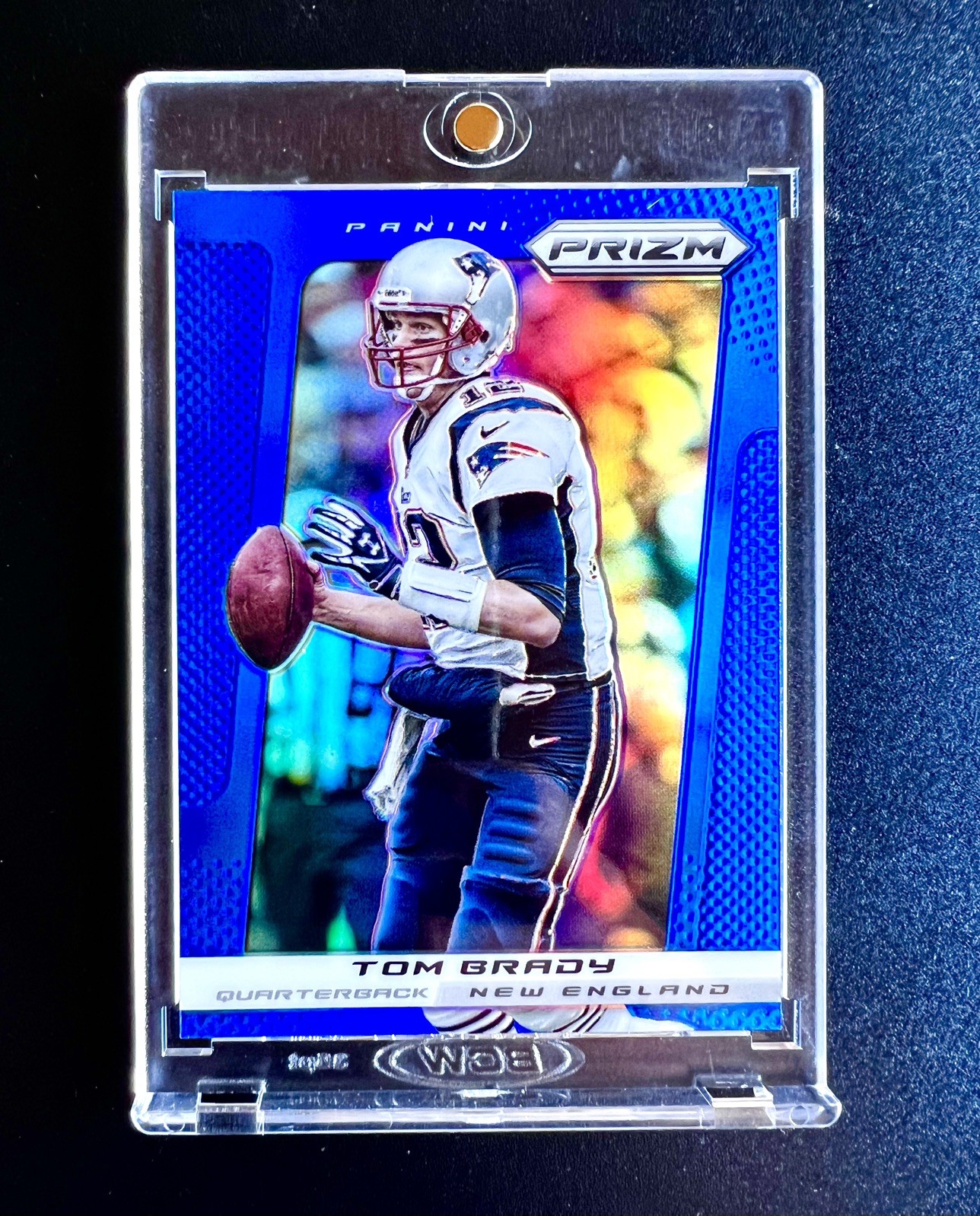 2013 Panini Prizm Tom Brady Blue Prizm #64 New England Patriots