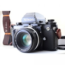 Nikon F3 HP Black SLR 35mm Film Camera Ai 50mm f/1.8 Lens Near Mint 5 5391