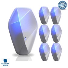 6-Pack Ultrasonic Pest Repellent Devices for Indoor Insects & Rodents