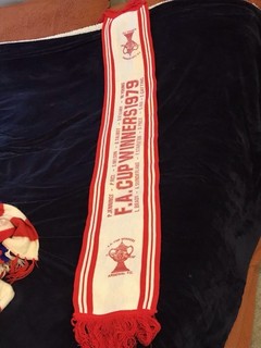 Super Arsenal Vintage Scarf 1979 FA Cup Final Winners
