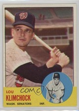 1963 Topps High # Lou Klimchock #542 7sd