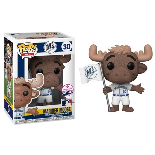 🔥Funko Pop! MLB: Seattle Mariners M's - MARINER MOOSE #30 EXC VAULTED PP🔥