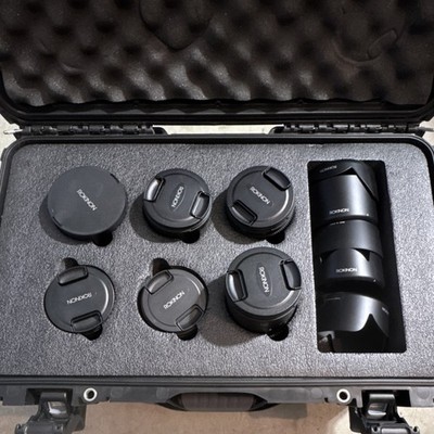 Rokinon Cine DSX Series Manual Cine Lens Set 14mm 24mm 35mm 50mm 85mm T1.5