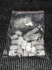 Leviton Extreme Cat 6 QuickPort Jack 61110 BW6 White 25 PK Pre Owned No Box