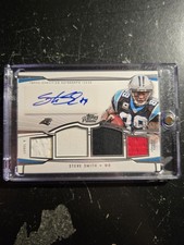 2013 Steve Smith Topps Prime V Autograph Relic Card 122/200, Authentic Game Used