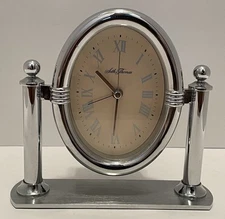 Seth Thomas Mantle, Desk, Shelf, Oval Clock,  Standing Swivel Works