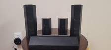 Set of 5 Samsung Speaker System PS-HS5-1, PS-HC3-1, PS-HS3-1. Tested Working.