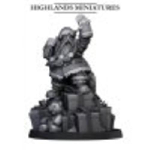 Highland Miniatures Christmas Santa Dwarf - 3D Printed - Picture 3 of 3
