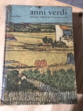 Libro Anni Verdi Antologia Italiana Scuola Media Mario Bini Vintage