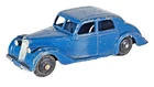 Vintage Dinky Toys 40A / 158 Riley Saloon Car Diecast Model Blue Colour Unboxed.