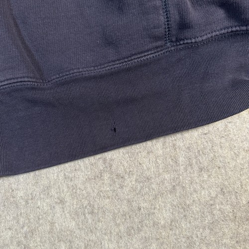Felpa con cappuccio vintage Ralph Lauren Polo Jeans pullover grande? Ricamo blu navy sbiadito - Foto 11 di 12