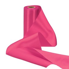 Light Rose Red Satin Ribbon 4 Inch Wide 10.9 Yard Fabric Ribbon
