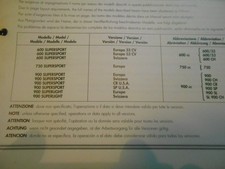 manuale officina DUCATI 600 / 750 / 900 SUPERSPORT / SUPERLIGHT