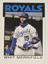 WHIT MERRIFIELD 2021 Topps - 1986 Topps Baseball 35th Anniversary #86B-45 Royals