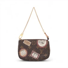 Louis Vuitton Monogram Patch mini pochette accessoire M95804 Brown