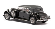 1933-1936 Mercedes Benz 290 W18 Cabriolet D Verdeck geschlossen schwarz 1/43