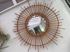 Image of Round Mirror bamboo
