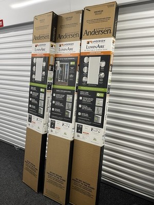 Andersen LuminAire Retractable Insect Screen Single Door 36'' x 80'' - White  New!