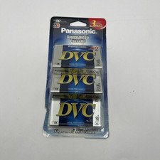 3 Pack Panasonic DVC Mini DV SP 60 LP 90 Digital Video Cassettes