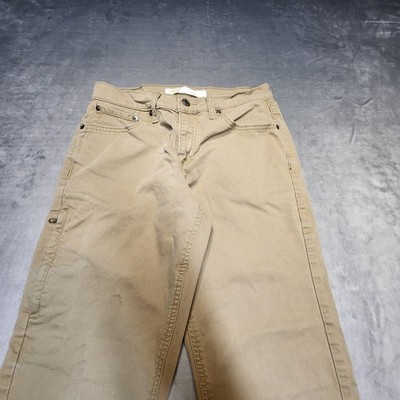 Levi Strauss & Co. Pants Mens 29x30 Beige Carpenter Canvas Stretch